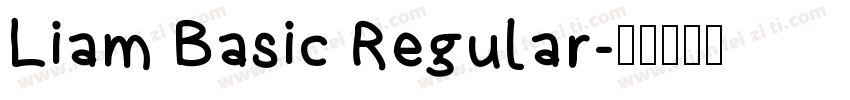 Liam Basic Regular字体转换